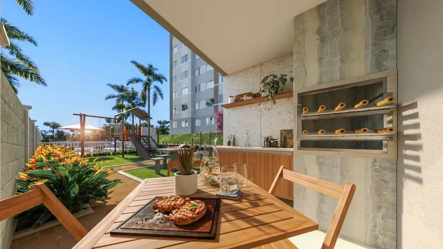 Espaço gourmet do Unique Sabiá