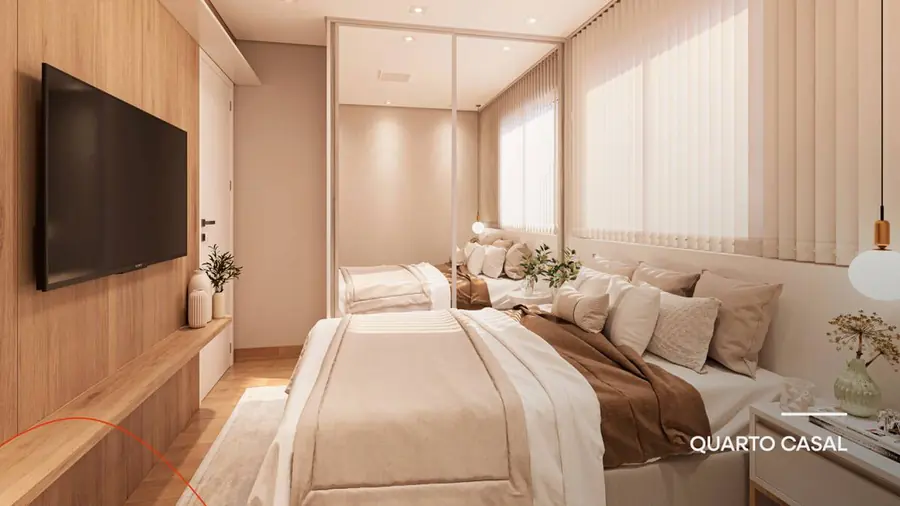 Quarto casal do Spazio Origem